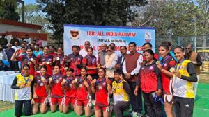 SECR की महिला हैंडबॉल टीम ने रचा इतिहास……वाराणसी में 18वीं अखिल भारतीय अंतर रेलवे हैंडबॉल प्रतियोगिता में जीता स्वर्ण पदक