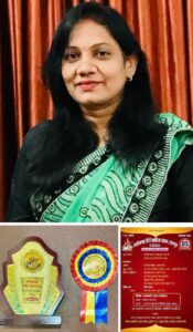 छत्तीसगढ़ हिंदी साहित्य मंडल के 85वें वार्षिकोत्सव में कवयित्री सुषमा प्रेम पटेल हुई सम्मानित