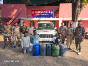 डीजल चोर गैंग पर पुलिस की कार्रवाई……हाईवा चालकों से लूट और डीजल चोरी करने वाले तीन आरोपी गिरफ्तार